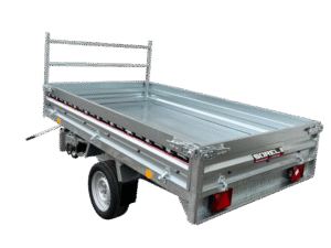 Remorque B256F115 Benne X-Pro – PTAC 1200/1500 KG avec charge utile 1078 KG