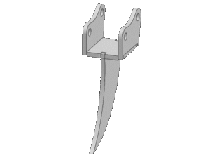 Dent Ripper pour mini-pelle