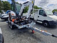 Mini Pelle Bobcat E27Z 2023 – Lot Complet avec Remorque & BRH