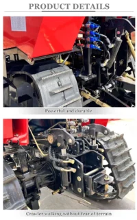 Tracteur à Main Mini Motoculteur sur Chenilles Aurui-Tech – 25 HP Diesel