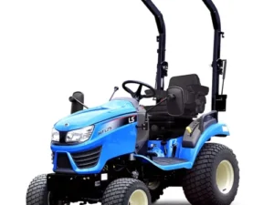 Micro-tracteur LS MT1.25 HST 24,7 CV avec pneus gazon, performant et respectueux des sols pour jardins et espaces verts