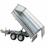 Remorque Benne X-Pro B256F227 – PTAC 1500 à 2700 KG, Charge Utile 2150 KG