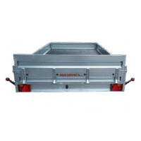 LJ380 Remorque Loisirs et Jardins – PTAC 500/750 KG, Charge Utile 408 KG