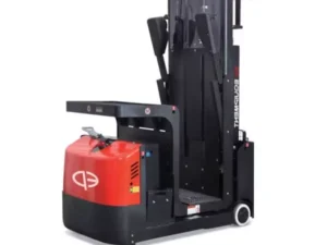 Nacelle élévatrice électrique 500 kg EP avec hauteur de levage 4,88 m, conduite en hauteur et diagonale, plateforme sécurisée