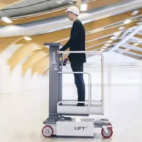 Nacelle Élévatrice Semi-Électrique 4,95 m – Sécurisée et Motorisée