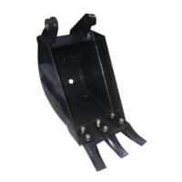 Godet 25 cm pour mini-pelle sur chantier