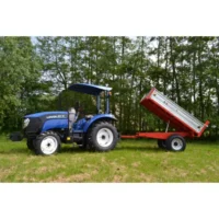 remorque tri benne boxer ht 30 30 3z derriere tracteur