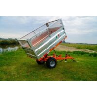 boxer ht12 remorque basculante hydraulique cotes rabattables galvanises