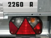 remorque brenderup 2260a timon en v et ailes plastique