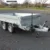 Reboque basculante BW Trailers 1 benne basculante bw 750 kg pour terre et gravats