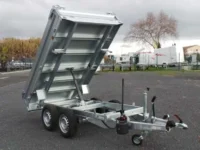 Reboque basculante BW Trailers benne basculante bw 750 kg pour terre et gravats