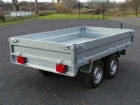 Reboque basculante BW Trailers 4 bw benne 2 50 x 1 50 double essieu porte echelles